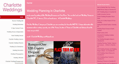 Desktop Screenshot of charlotteweddings.net