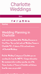 Mobile Screenshot of charlotteweddings.net
